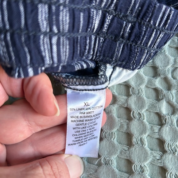 ana Women’s Linen Blend Pull-on Shorts with Pockets. Size XL - Picture 5 of 5